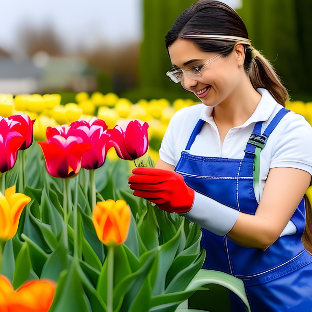 Cuidado de la flor de tulipanes